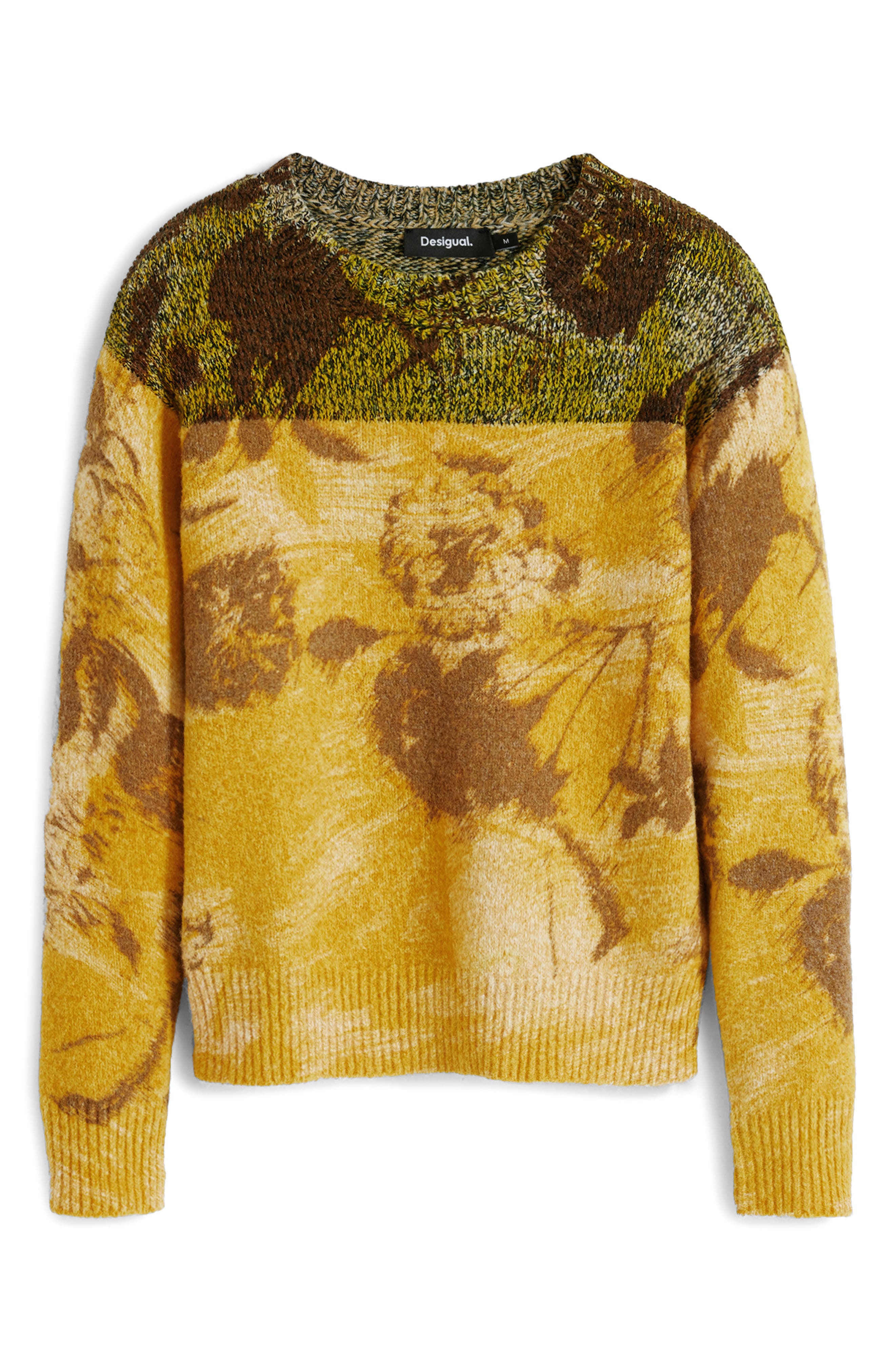 Desigual Abstract Floral Sweater (Women) | Nordstrom