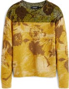 Desigual Abstract Floral Sweater