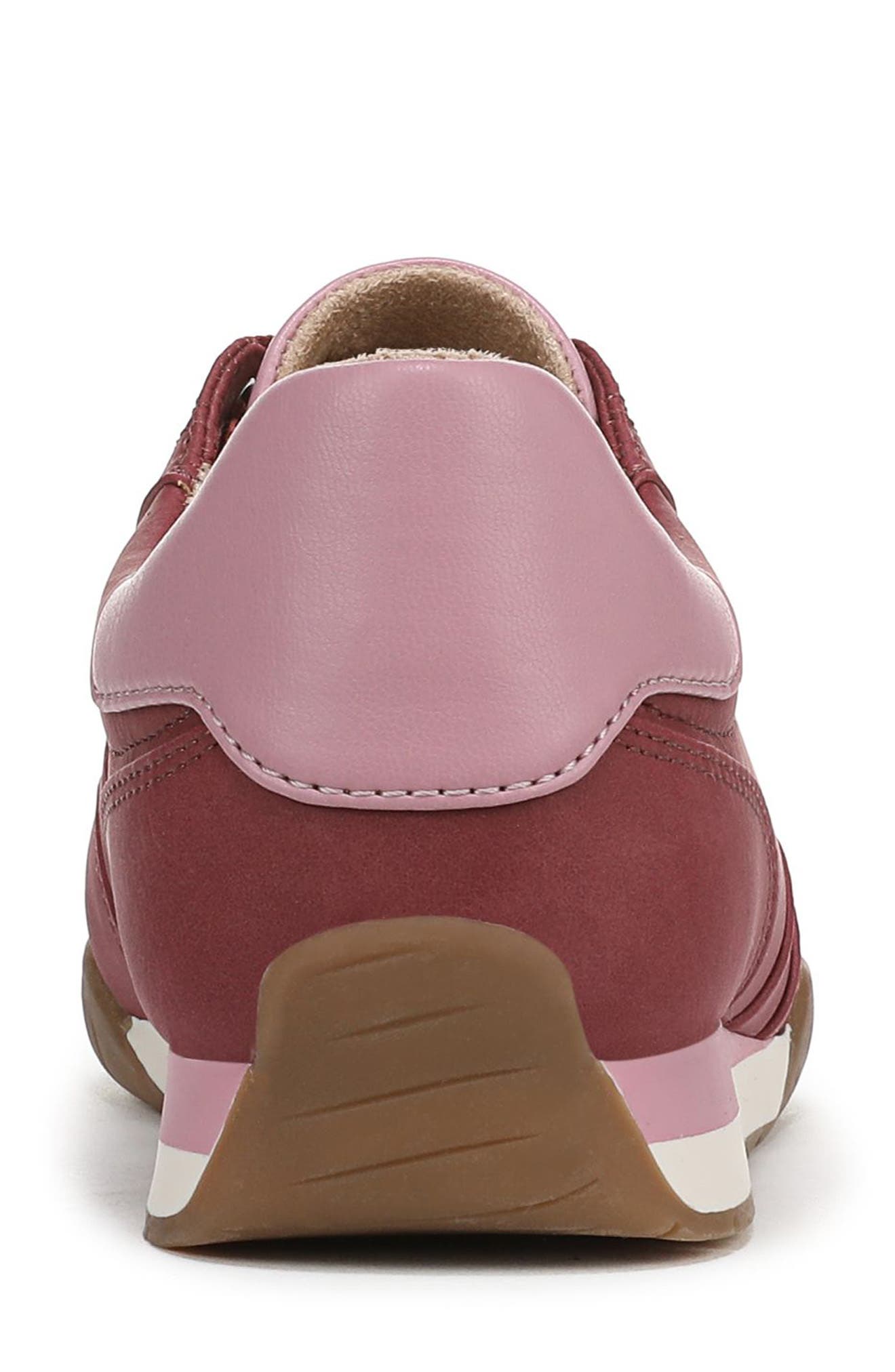 Patricia Sneaker, Alternate, color, WINE RED