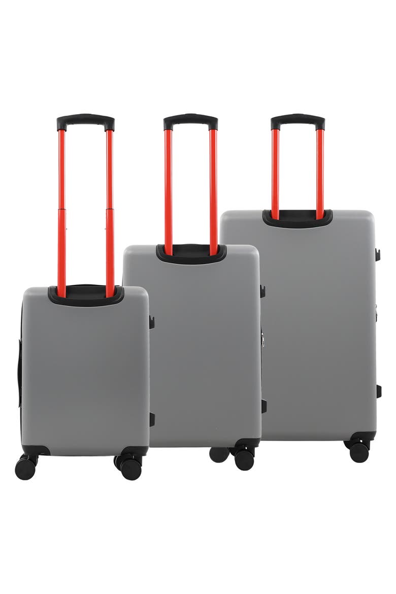 3-Piece Hardside Spinner Luggage Set, Alternate, color, SILVER