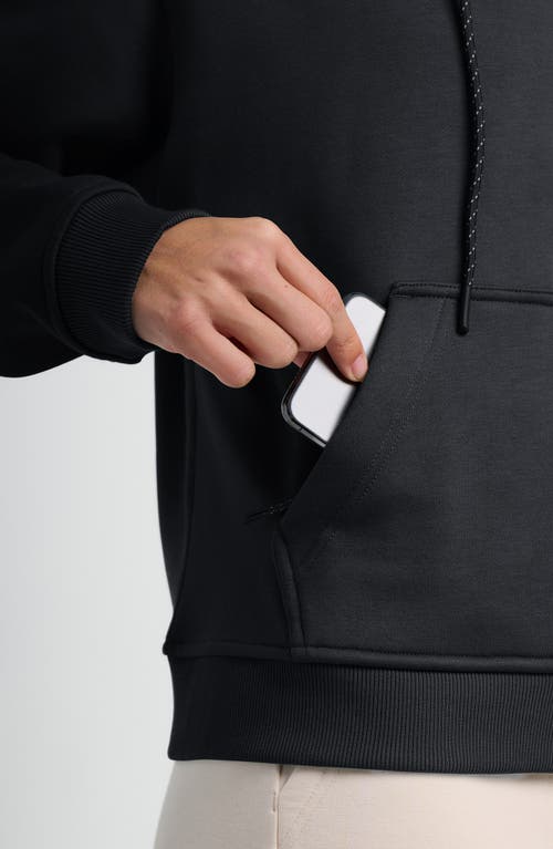 Free Fly Northcoast Fleece Half Zip Hoodie In Black