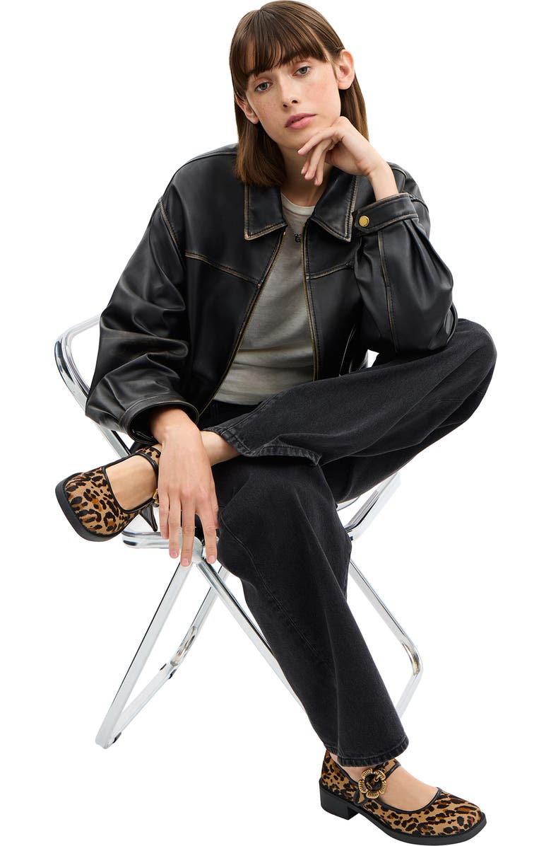 COACH Tea Rose Mary Jane Pump, Alternate, color, Natural Leopard