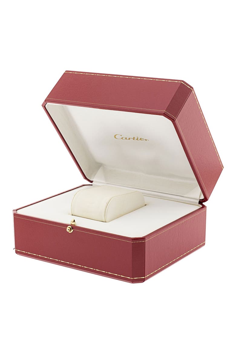 Cartier Preowned Baignoire Diamond Bracelet Watch, 30mm, Alternate, color, SILVER