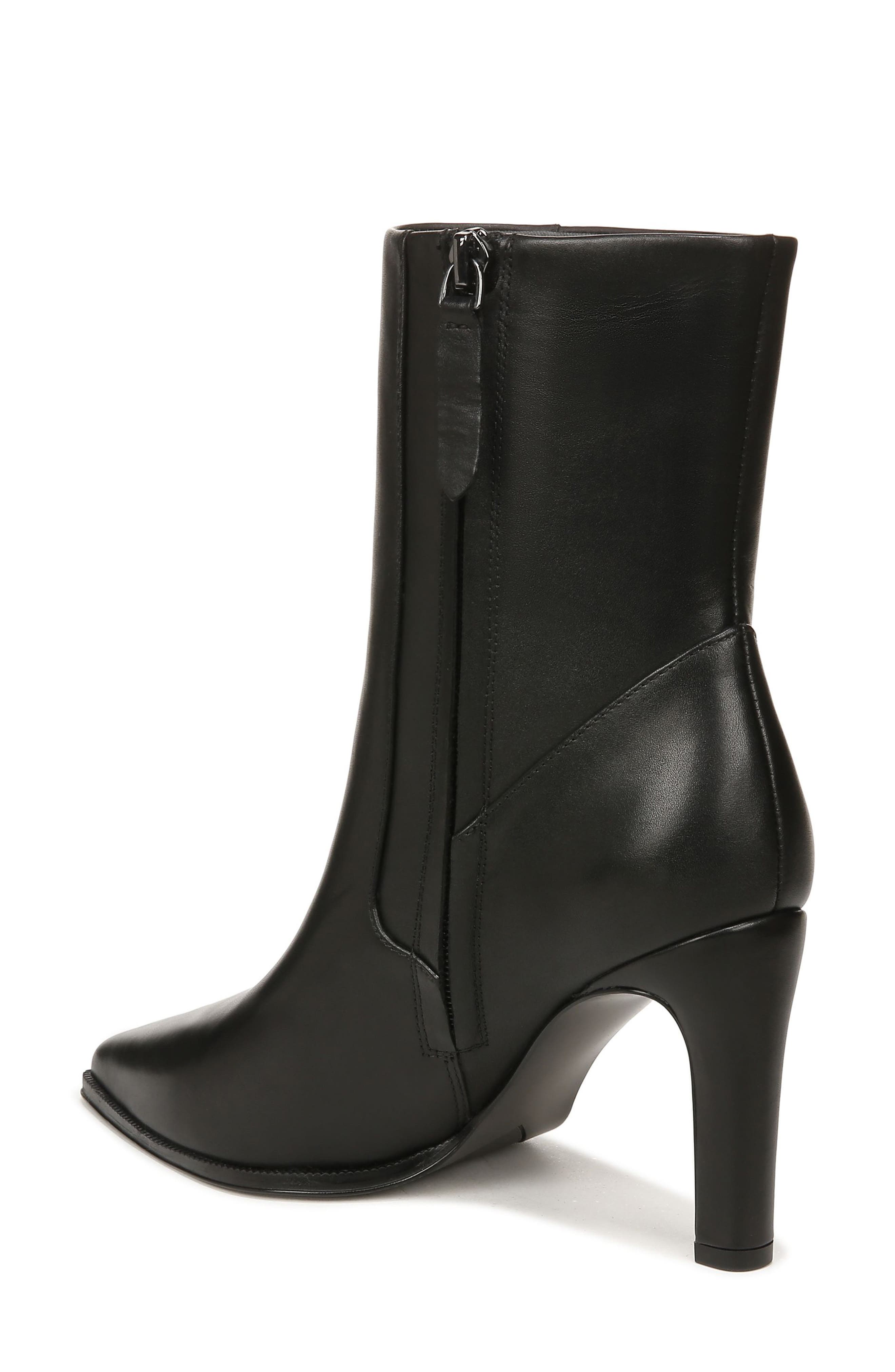 Franco Sarto Appia Pointed Toe Bootie, Alternate, color, Black