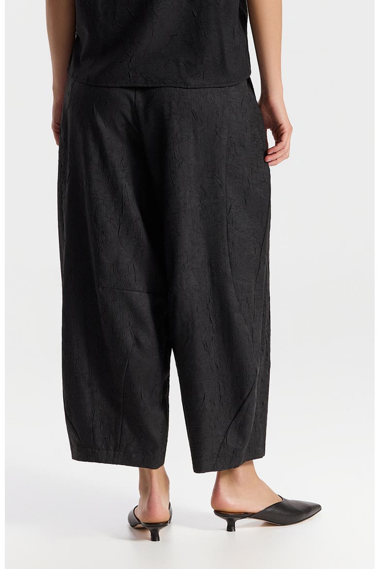 Orian Cropped Flowy Pants, Alternate, color, Black