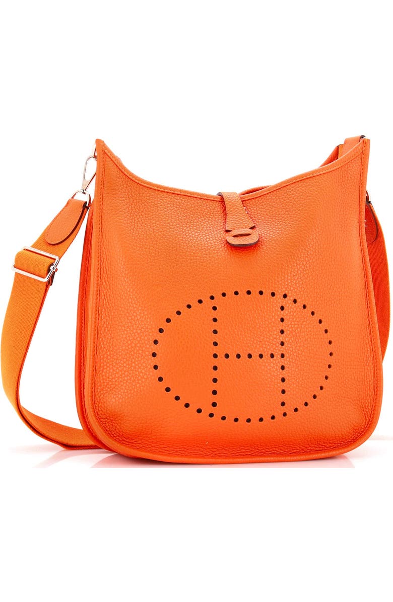 Pre-Owned Hermes Evelyne Bag Gen III Clemence PM, Alternate, color, Feu