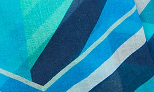 Saachi Geo Print Cotton Scarf