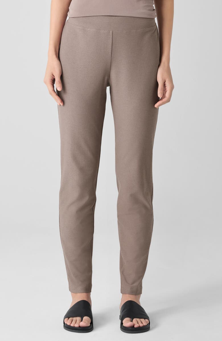 Eileen Fisher Slim Ankle Pants, Main, color, Cocoa