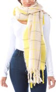 MARCUS ADLER Color Pop Plaid Scarf