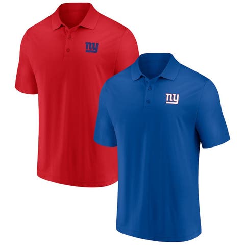 Men's Fanatics Branded Royal/Red New York Giants Home and Away 2-Pack Polo Set