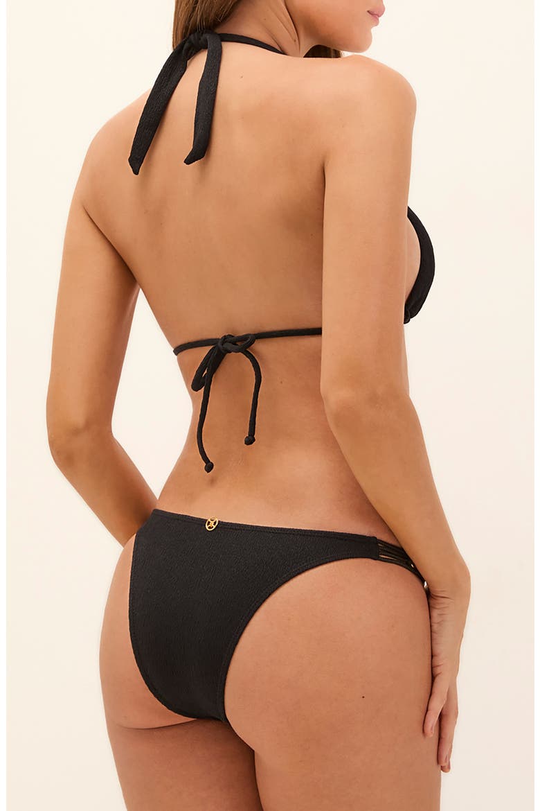 Mabel Hanna Bikini Top, Alternate, color, BLACK