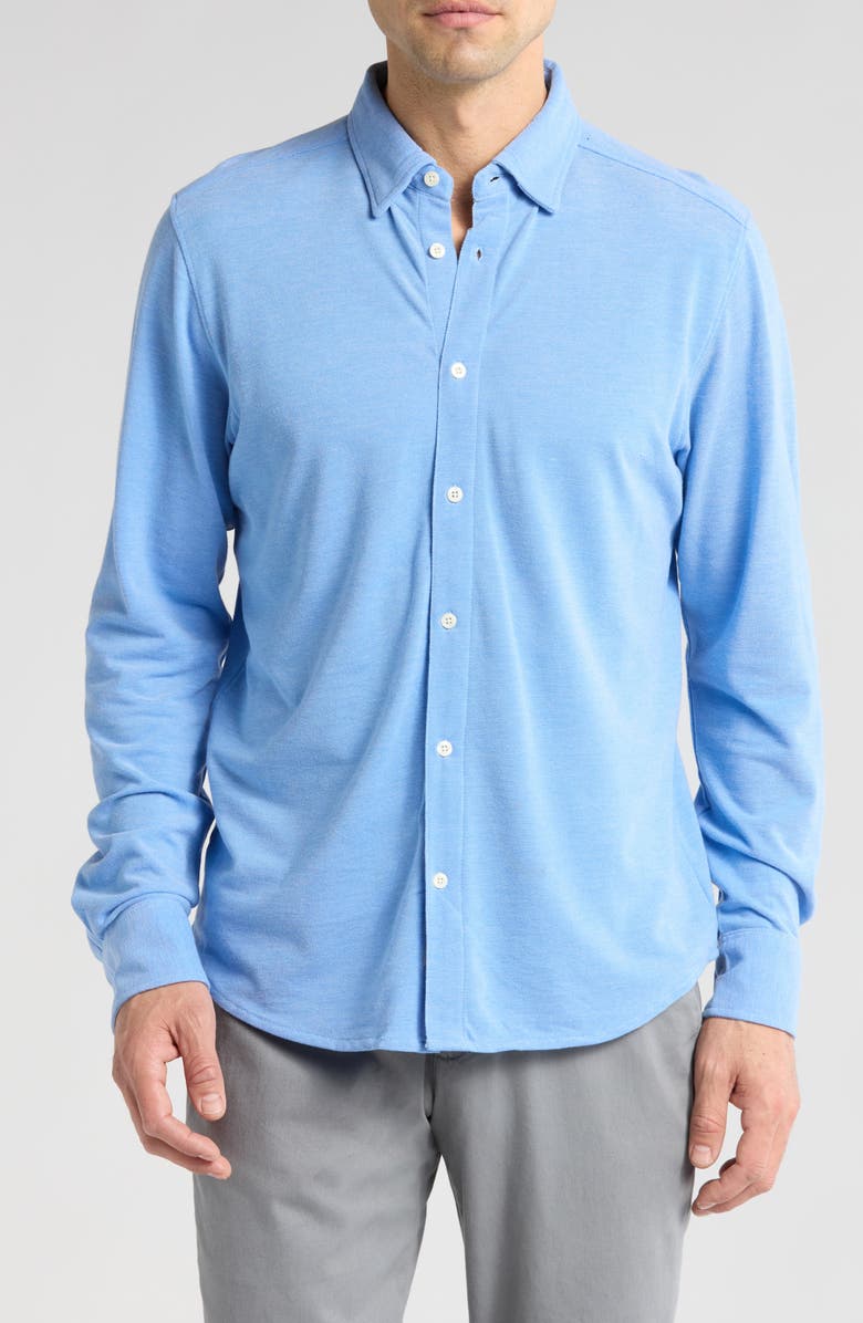 Coastaoro Araford Long Sleeve Knit Shirt, Main, color, Water