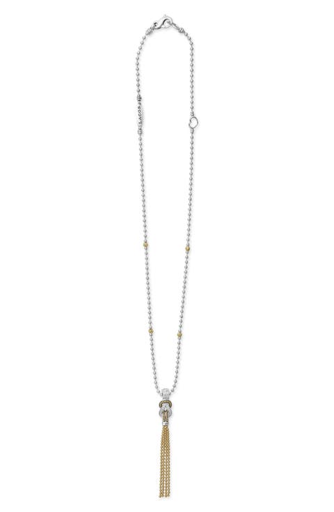 Newport Tassel Pendant Necklace