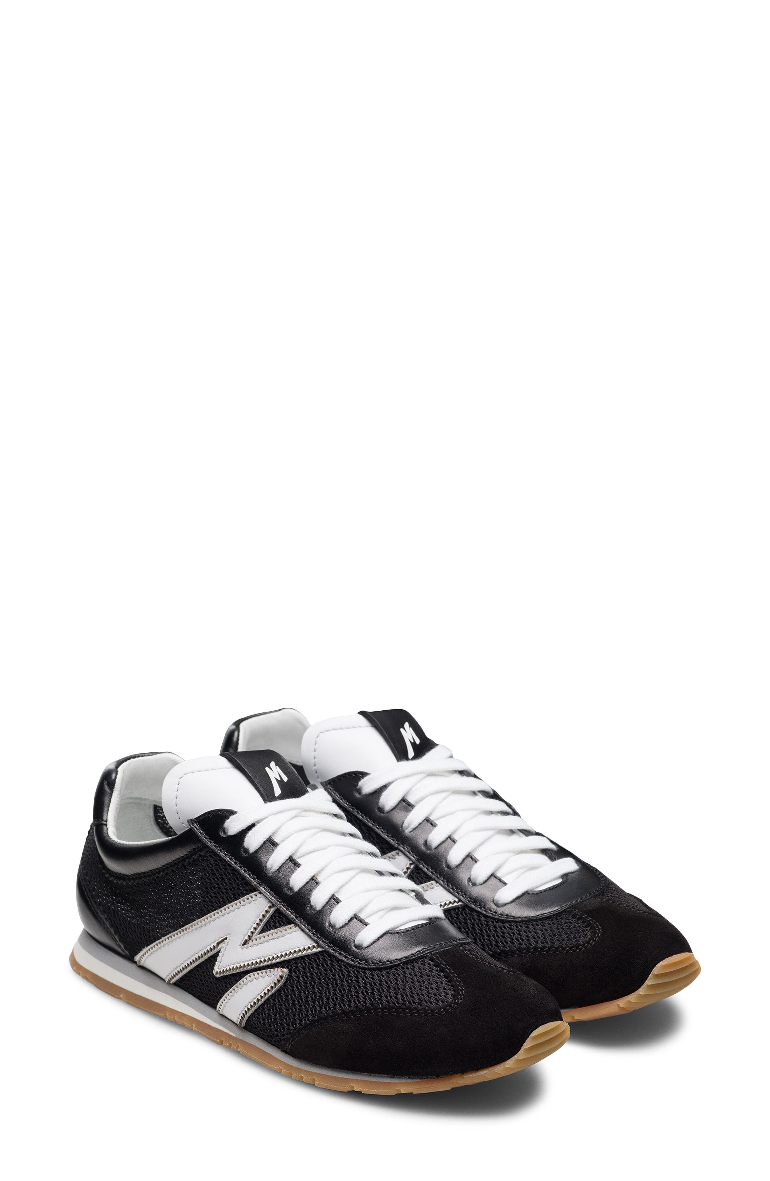 Magnanni Lizzy Sneaker, Main, color, White And Black