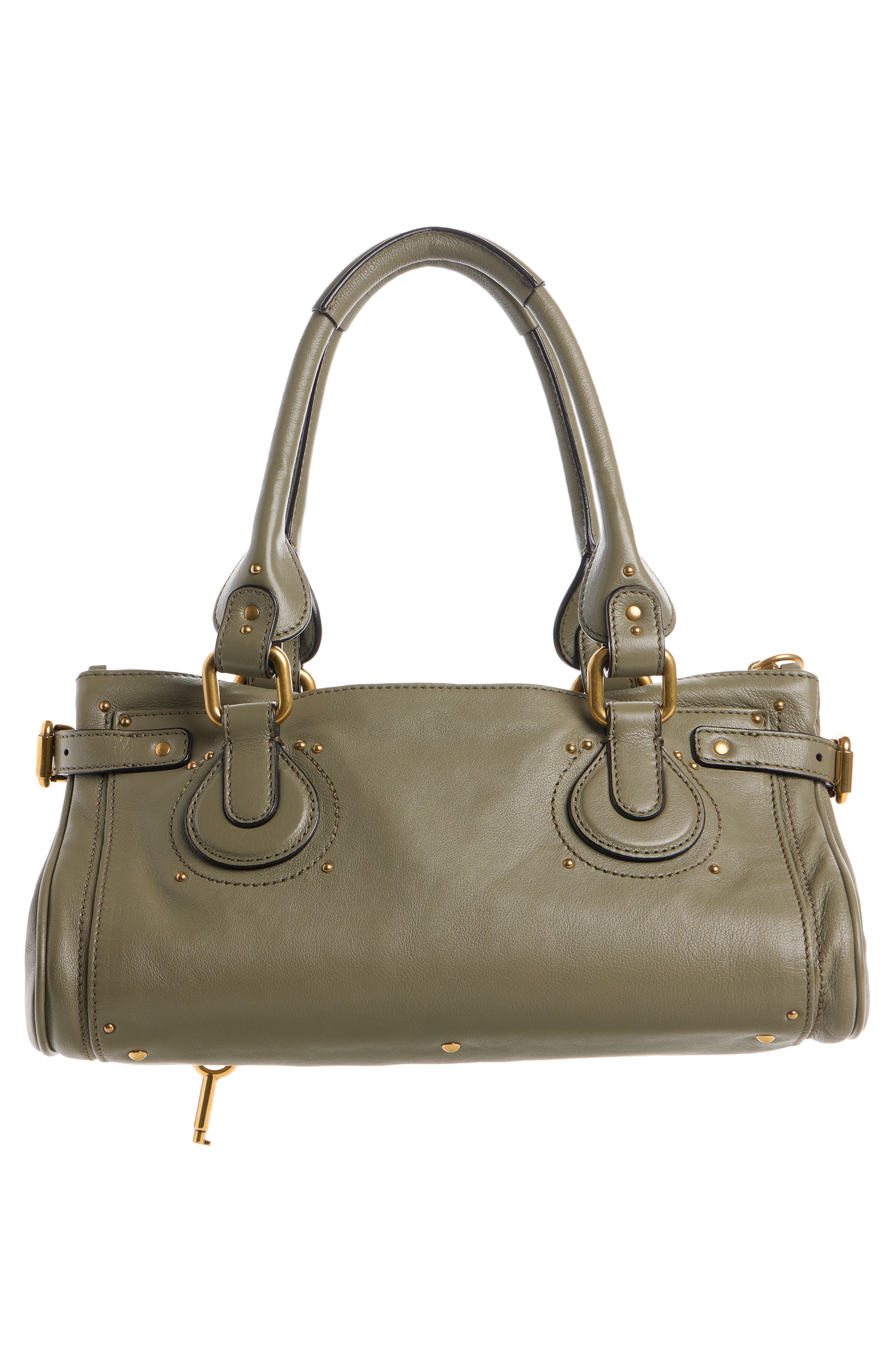 Paddington Leather Satchel, Alternate, color, ALOE GREEN