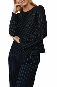 Long Sleeve Bias Cut Top