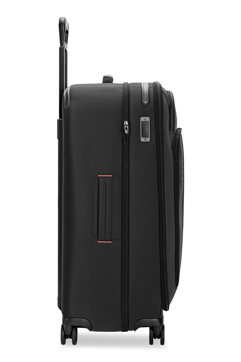 Large ZDX 29-Inch Expandable Spinner Packing Case, Alternate, color, BLACK