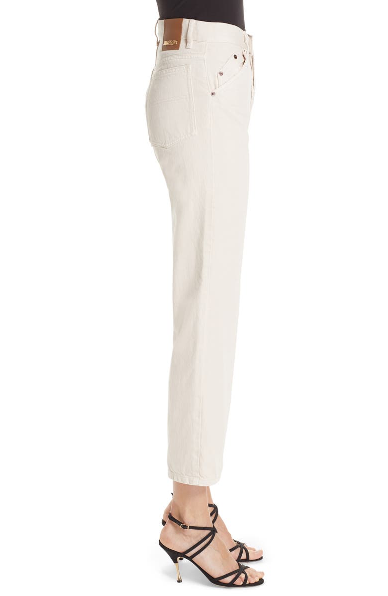 Jacquemus Le Jean Crop Jeans, Alternate, color,