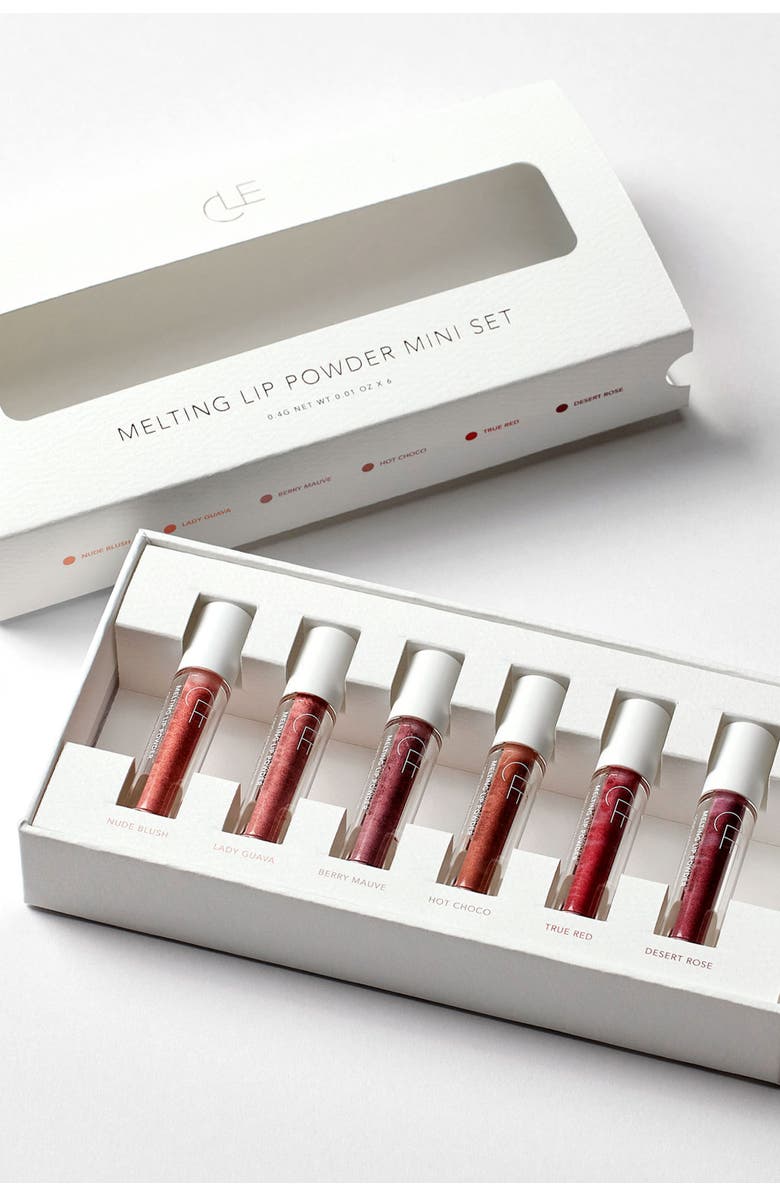 CLE COSMETICS Melting Lip Powder Mini Set, Alternate, color, 6 Shades