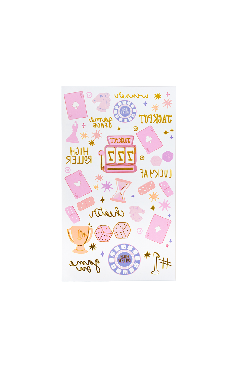 Jollity 
Co. Game Night Tattoo Party Pack, Alternate, color, Assorted Pre-Pack