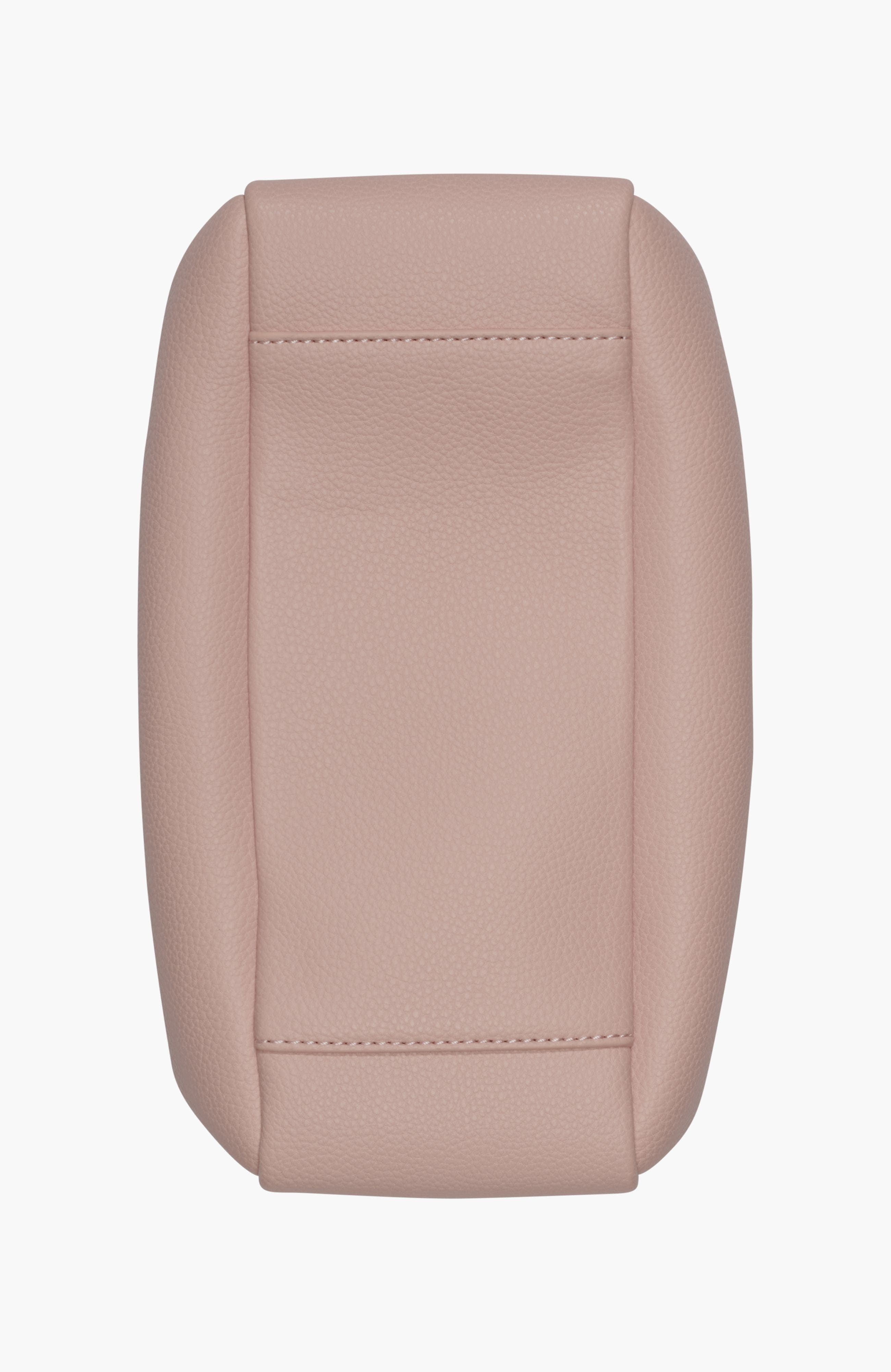 DKNY Bryar Small Satchel with Heart Dangle, Alternate, color, Pale Blush