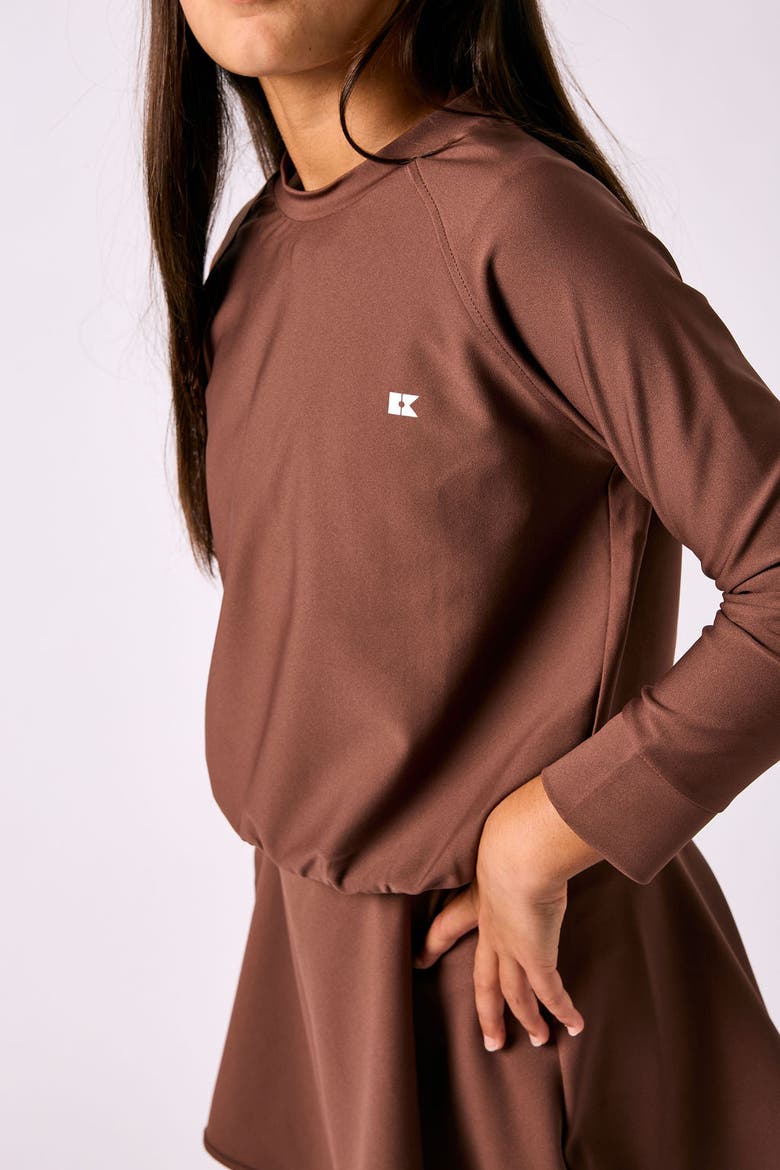 Crewneck Pullover, Alternate, color, Brown