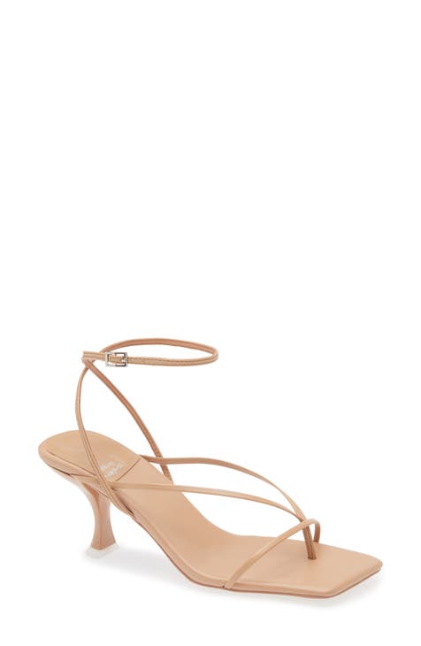 Women s Beige Strappy Sandals Heels Nordstrom