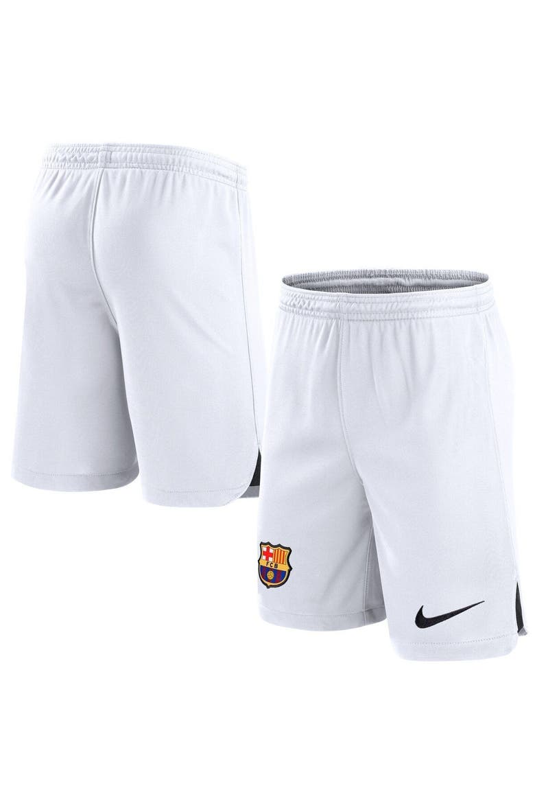 Men's Nike Gray Barcelona Third Performance Stadium Shorts, Main, color, White