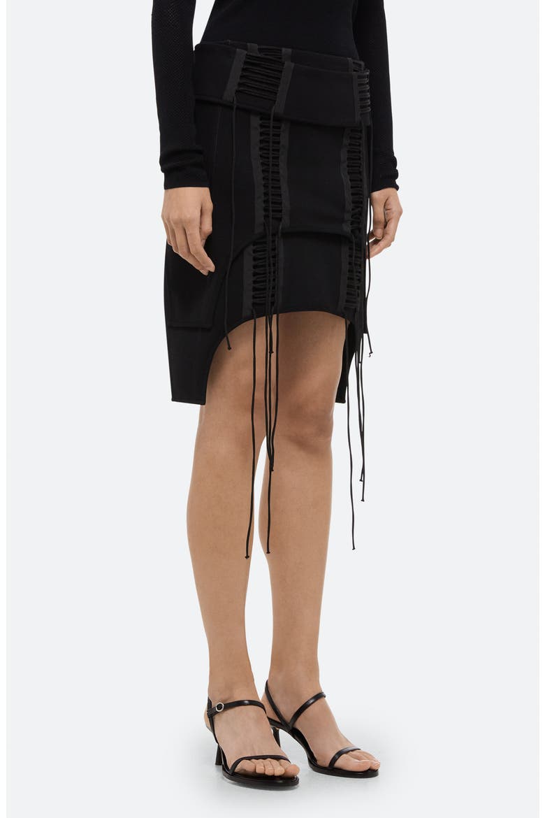 Asymmetric Aviator Skirt, Alternate, color, BLACK