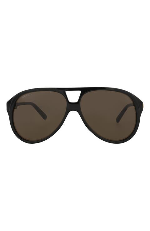59mm Aviator Sunglasses