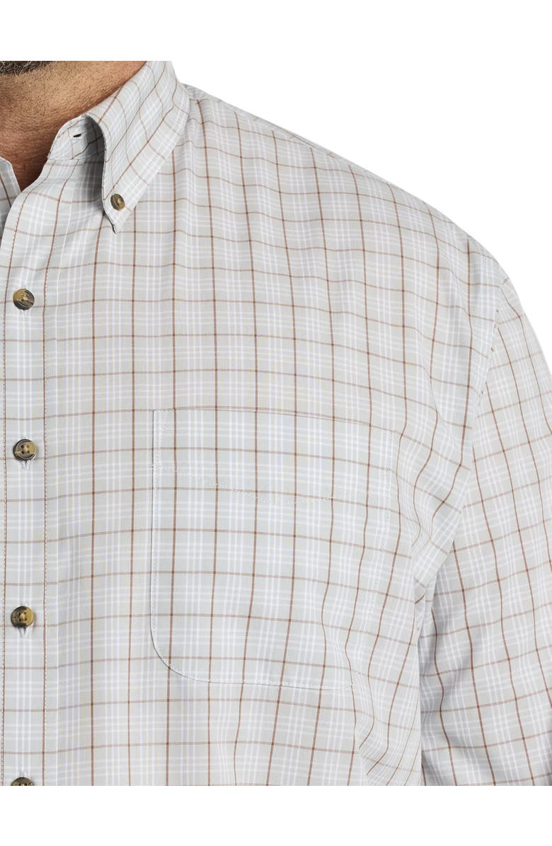 Harbor Bay by DXL Easy-Care Small Plaid Sport Shirt, Alternate, color,
