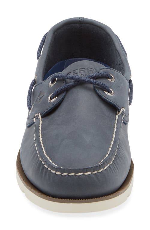 Sperry Leeward Boat Shoe In Black