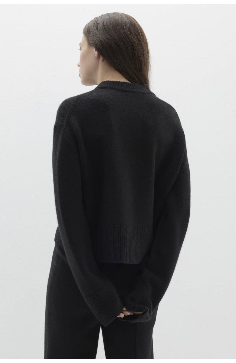 NAKED CASHMERE Sloane Cashmere Crewneck Sweater, Alternate, color, Black