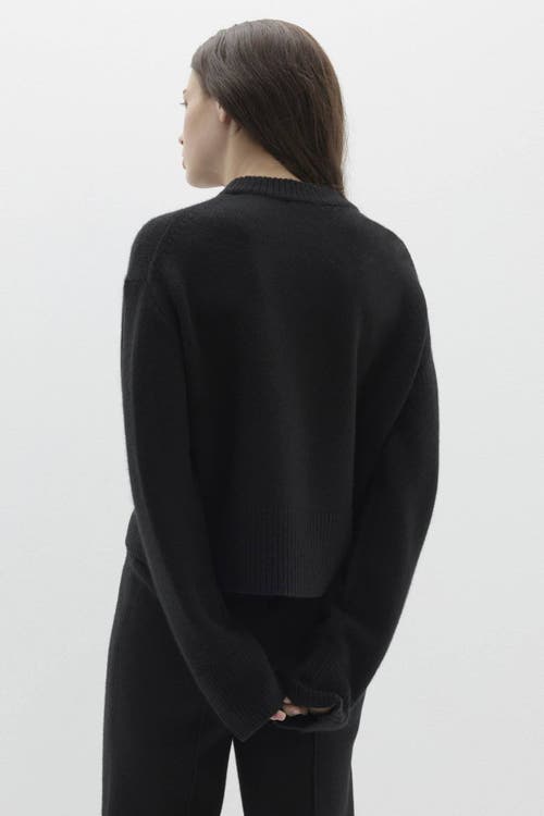 Naked Cashmere Sloane Cashmere Crewneck Sweater In Black