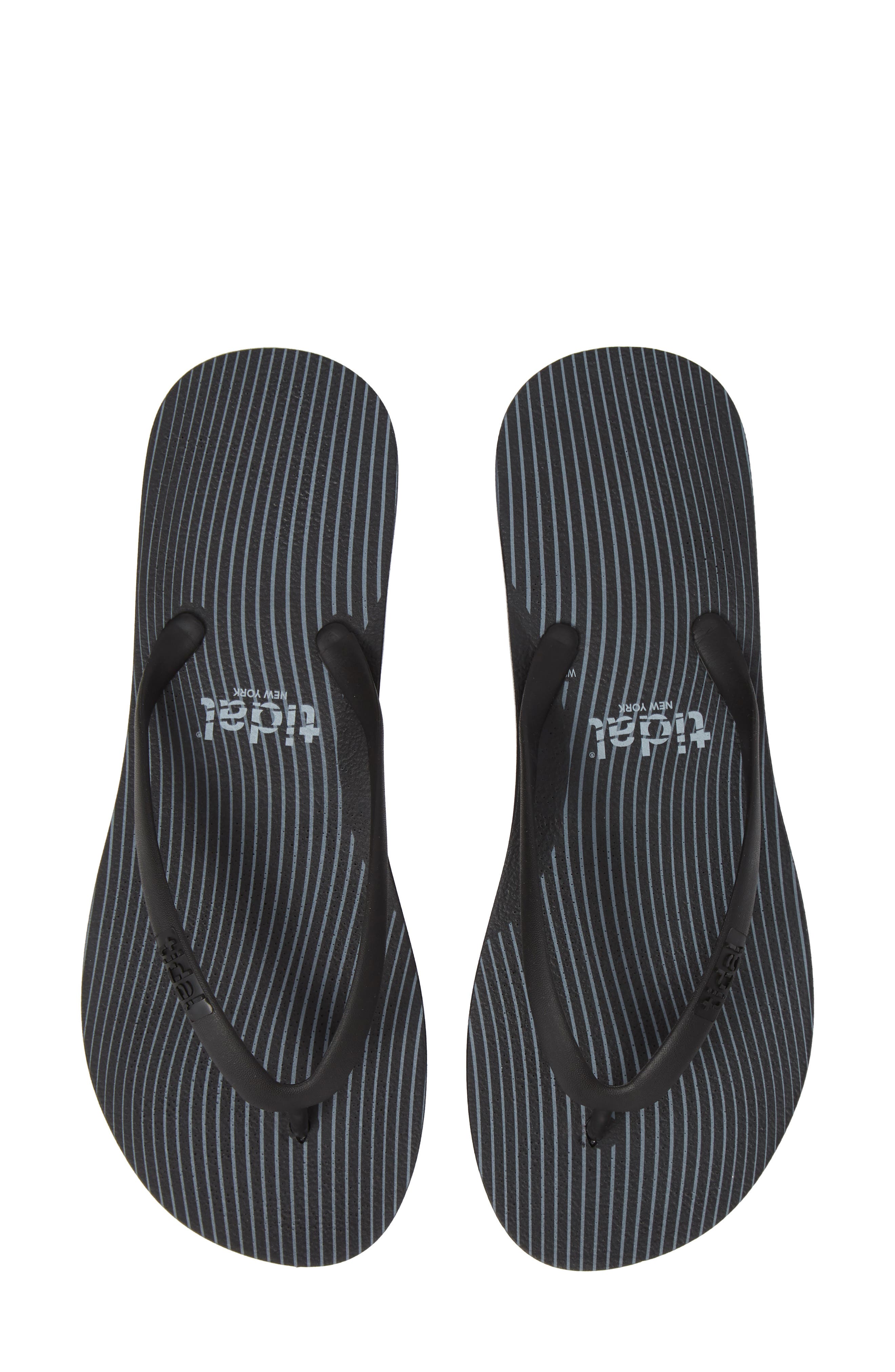 Tidal New York Stripes Flip Flop, Main, color, 