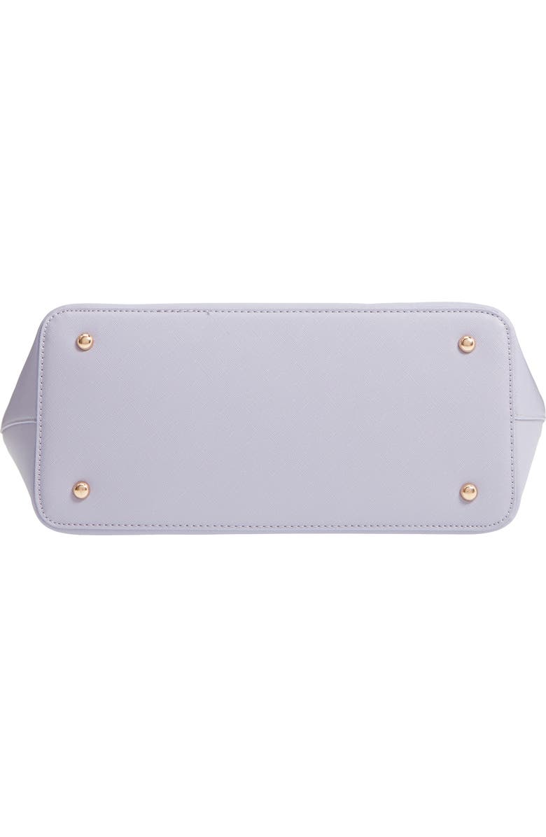 BP. Scalloped Faux Leather Tote, Alternate, color,