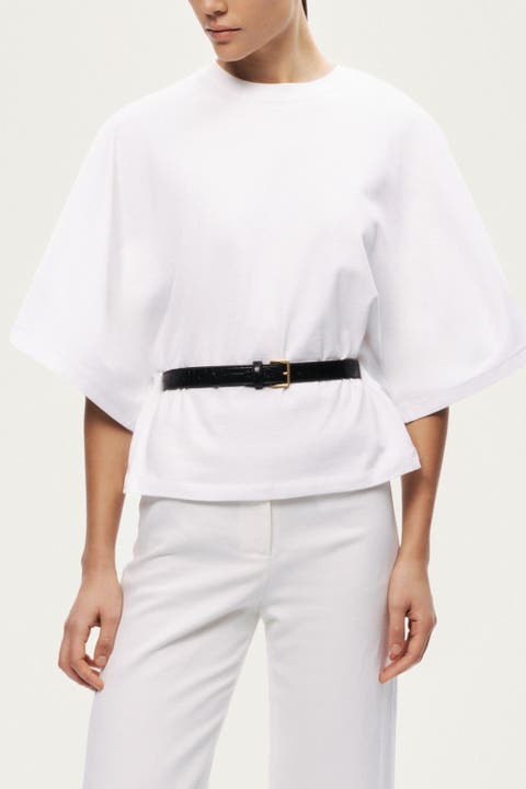 Belted Oversized T-Shirt
