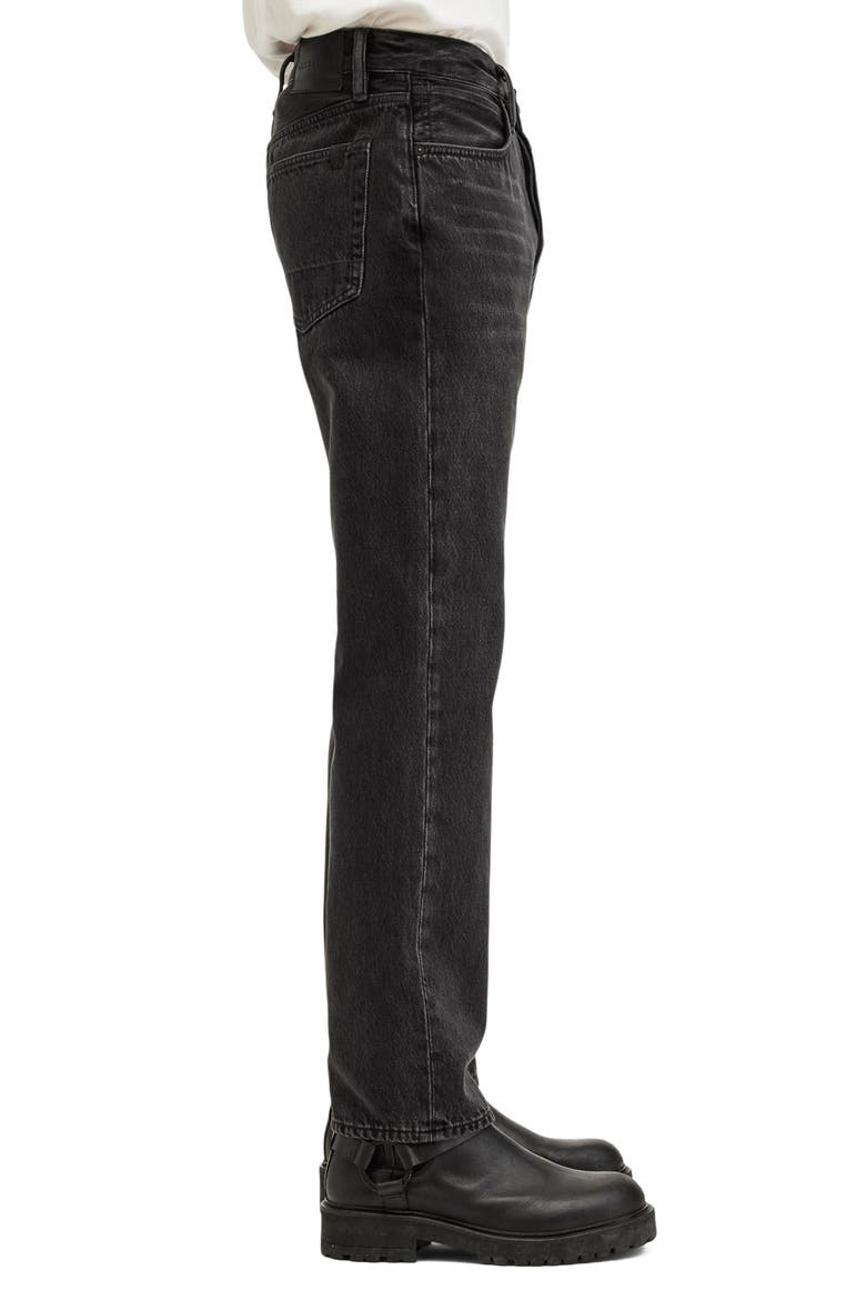 Reid Straight Leg Jeans, Alternate, color, BLACK