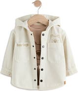 NEXT Kids' Graphic T-Shirt & Denim Hooded Jacket Set