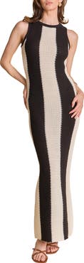 Endless Rose Vertical Stripe Maxi Dress