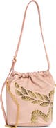 MCM Himmel Laurel Drawstring Bucket Bag