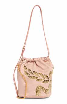 MCM Himmel Laurel Drawstring Bucket Bag