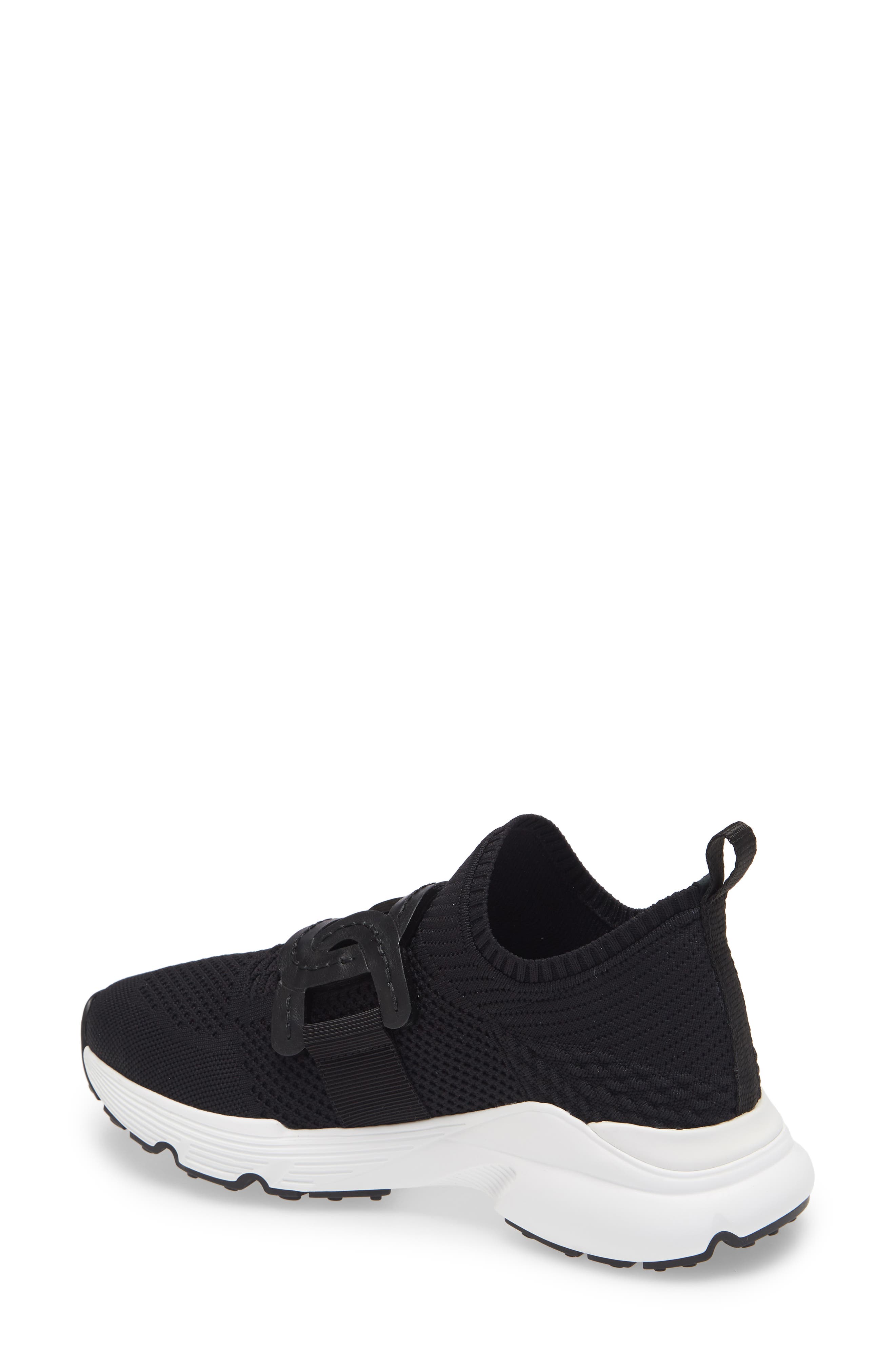 Tod's Kate Chain Detail Sneaker, Alternate, color, Black