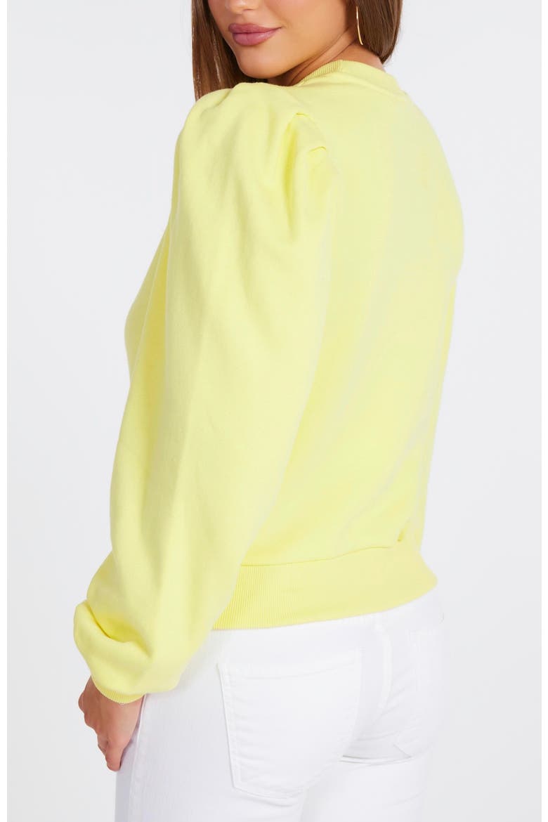 Laurent Sweatshirt, Alternate, color, Lemon