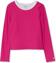 Lands' End Girls 2 In 1 Active Set Top
