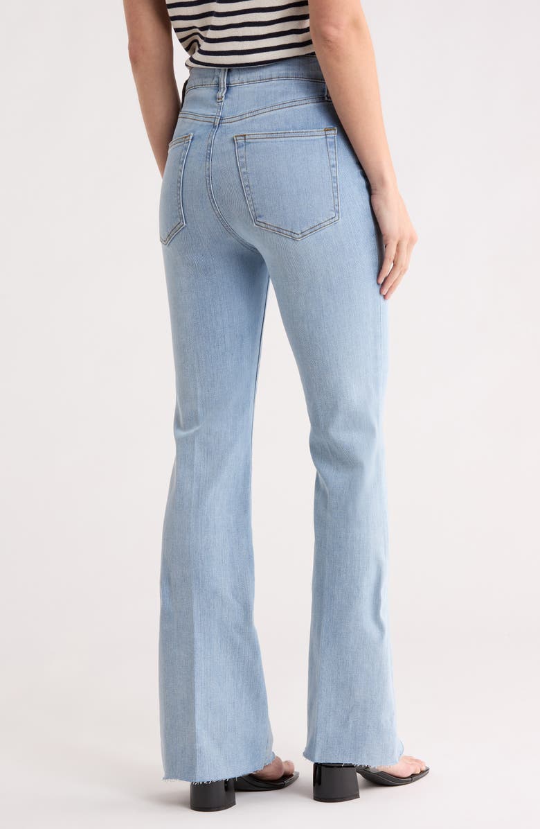 FRAME Le Easy Flare Leg Jeans, Alternate, color, Temper Raw Fray
