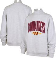 '47 Women's '47  Gray Washington Commanders Subtle Muse Mock Neck Sweatshirt