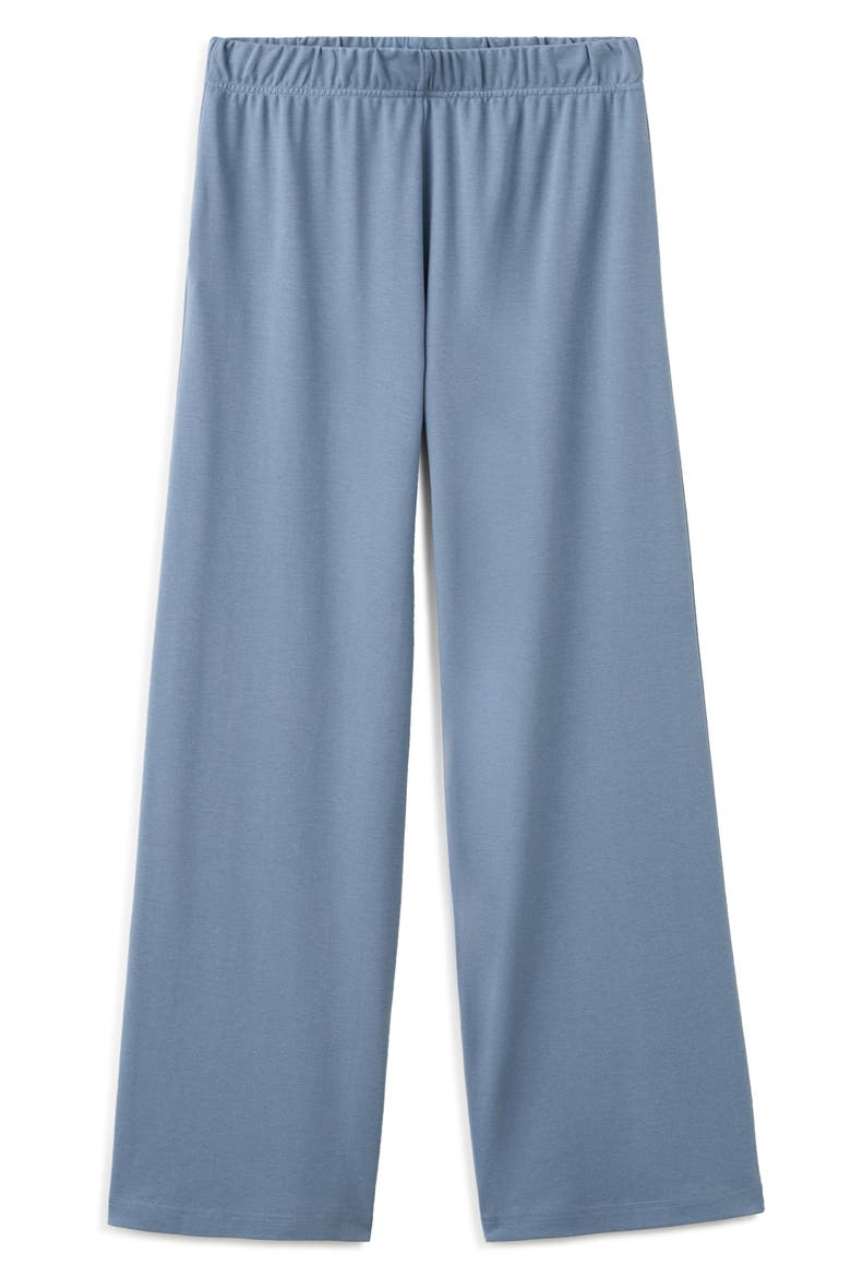 Solid Cotton Pajama Pants, Alternate, color, BLUE
