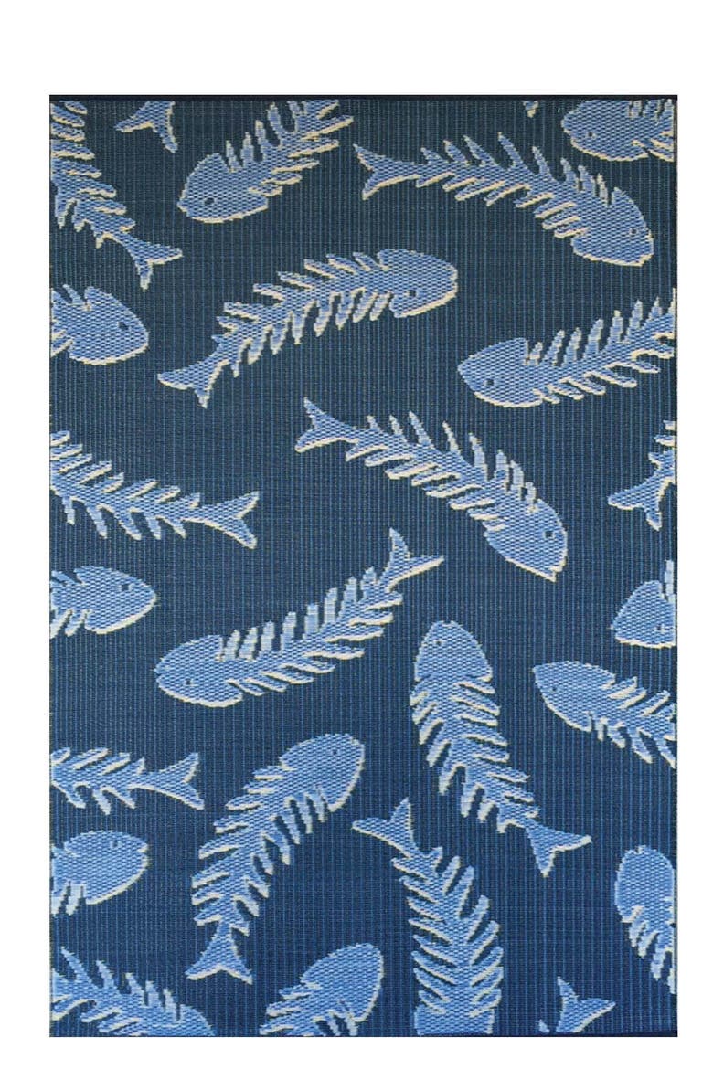 Fishbone Navy & Periwinkle, Main, color, blue and periwinkle