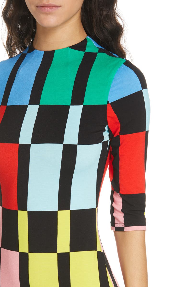 Alice + Olivia Delora Fitted Dress, Alternate, color,